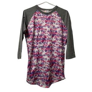 LuLaRoe Floral Pattern Size XS polyester/spandex‎ Preppy Casual Comfy